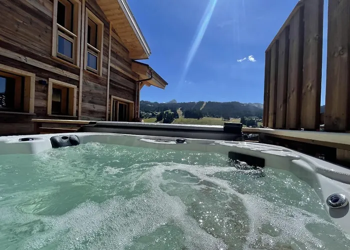 Duplex Pen Men - Les Gets, Proche Du Centre, Jacuzzi, Superbe Vue Apartment Les Gets
